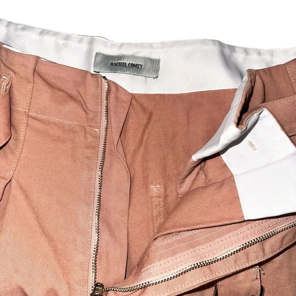 Rachel Comey Irolo Paperbag Dusty Rose Belted High Rise Poplin Pants 6 - Picture 6 of 10